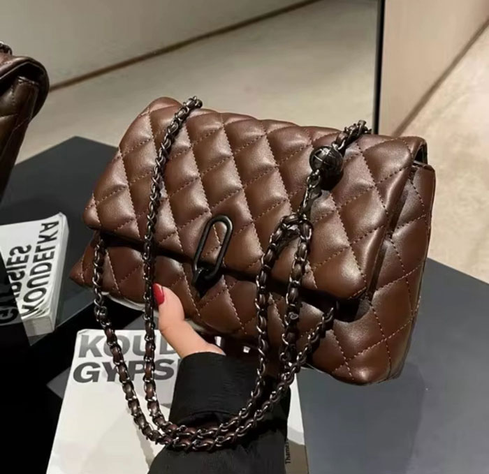 Bolso de mano con cadena cruzada